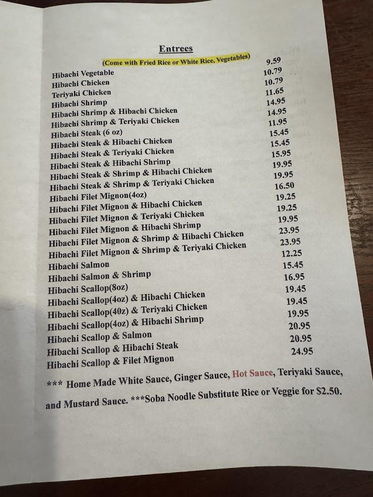 Hibachi Jr. Express Menu image 3